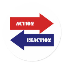 Action-Reaction Sticker