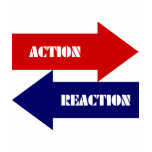 Action-Reaction t-shirts