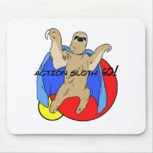 Action Sloth Coloured Mouse Mats