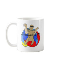 Action Sloth Coloured Mug