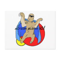 Action Sloth Coloured