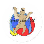 Action Sloth Coloured