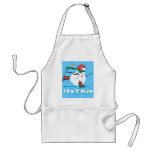 Action Snowman Apron