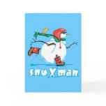 Action Snowman cards
