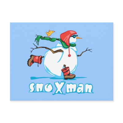 Action Snowman by achristmastrail
