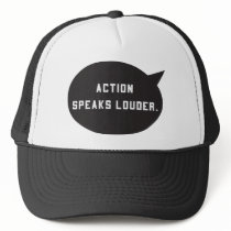 Action Speaks Louder Mesh Hat