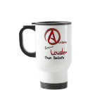 Actions Speak Louder than Beliefs, Atheist Symbol Mug