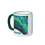 ActionScript- Blue Green Dome Coffee Mug