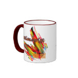 ActionScript- Multicolor Code Swirl mugs
