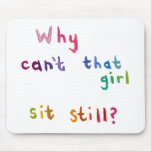 Active girls can't sit still busy women fun art