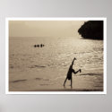 active silhouette posters