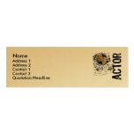 Actor Alchemy of Acting Business Card Templates