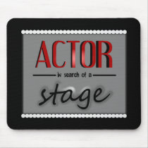 Actor In Search Of A Stage, With Bkgrd & Lights