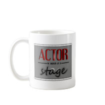 Actor In Search Of A Stage, With Bkgrd & Lights Coffee Mugs