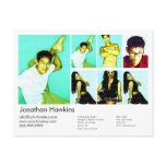 Actor/Model Headshot Card postcards