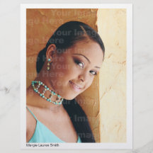 Actor/Model Headshot With Resume Version 2 Personalised Flyer