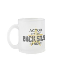 Actor Rock Star by Night Mugs