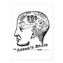 Actor's Brain Postcard postcards