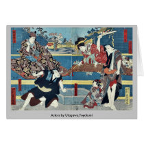 Actors by Utagawa,Toyokuni Cards