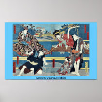 Actors by Utagawa,Toyokuni Print