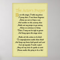 Actor's Prayer Poster