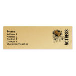 Actress Alchemy of Acting Business Card Templates