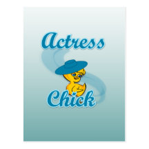 Actress Chick #3 Postcards