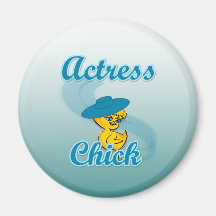 Actress Chick #3 Refrigerator Magnets