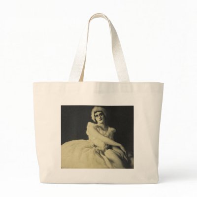 actress in ballerina outifit bag by amazingvintage
