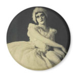 actress in ballerina outifit magnet close up