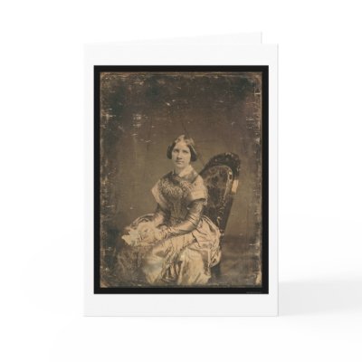 Actress Jenny Lind Daguerreotype 1848 Greeting Cards by lc_prints