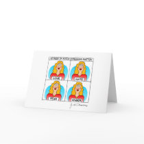Actress On Botox Greeting Card