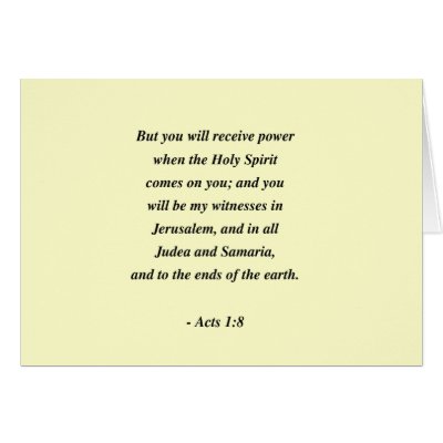 ACTS 1:8 by Christianity