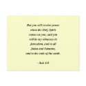ACTS 1:8 postcards