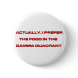 Actually, I Prefer The Food In The Gamma Quadrant buttons