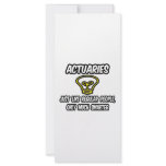 Actuaries...Regular People, Only Smarter rack cards