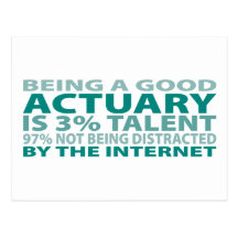 Actuary 3% Talent Post Card