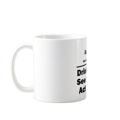 actuary instruction manual coffee mug by mnlakewear