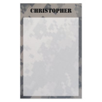 ACU Camo Personalised Stationary