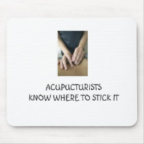 Acupuncturists know where to stick it mouse pads