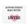Acupuncturists Make Better Lovers