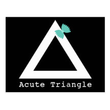 Acute Triangle Postcard