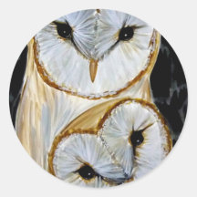 ad2barnowl10x15.jpg round stickers