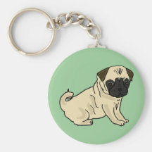 AD- Awesome Pug Key Chain