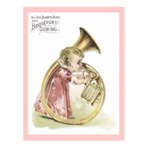Ad Label Congress Shoes Victorian Postcard