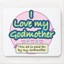 Ad paid for by my Godmother pk Mouse Mat
