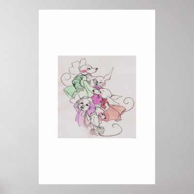 Ada-ada-tsa (puppies) print by mihale