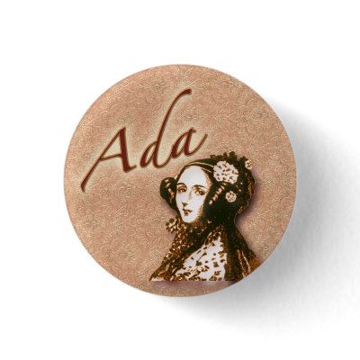 Ada Lovelace Pin by Ludica
