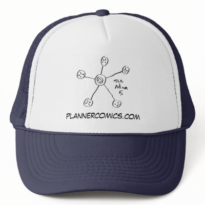 Adam-5, plannercomics.com mesh hat by PlannerComics