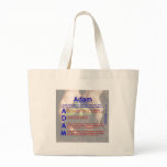 Adam Acrostic Canvas Bag